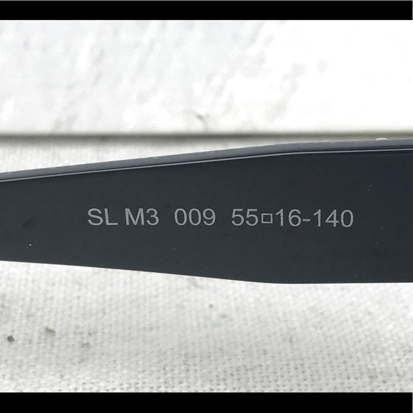 YVES SAINT LAURENT Red Glitter YSL Gold Sunglasses - Picture 5 of 16